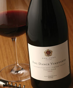 Fog Dance bottle with glass